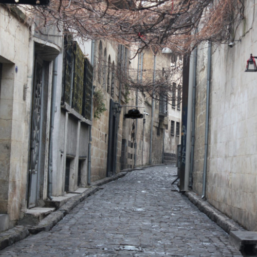 Eski Gaziantep evleri sokak arası